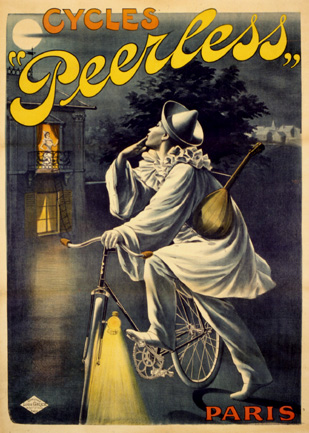 Cycles Peerless, ca. 1897<br>
Anonymous<br>
Lithograph<br>
France